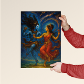 Shiva & Parvati – Cosmic Dance Divine Poster